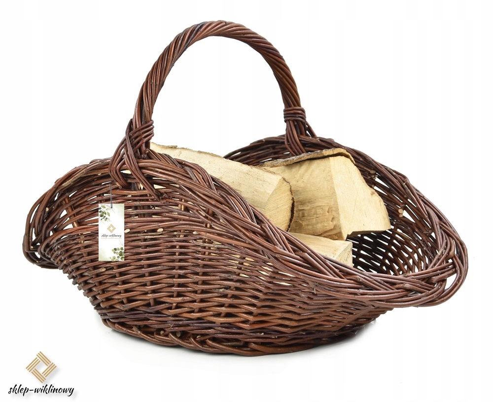 Polský krbový koš na palivové dřevo do krbu Kontejner Stojan 60 cm Pl