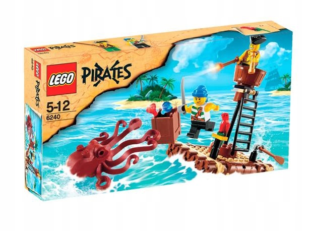 nový Lego Pirates 6240 Mořské příšery útočí na vor Misb 2009