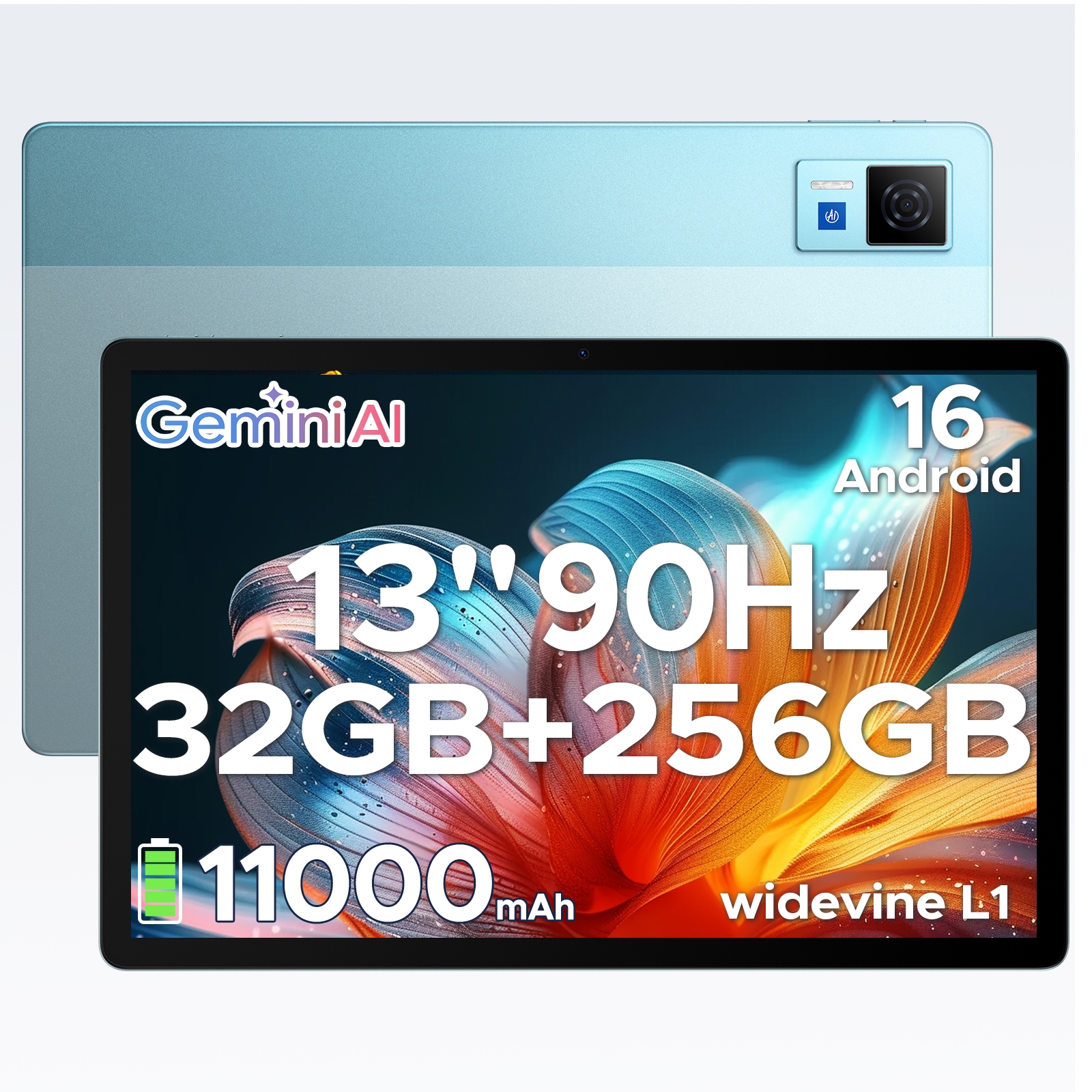 Doogee U13 Tablet Fhd+ 13" Android 16, 32+256GB, 11000mAh, 2.2GHz, 90Hz/13MP/BT5.0