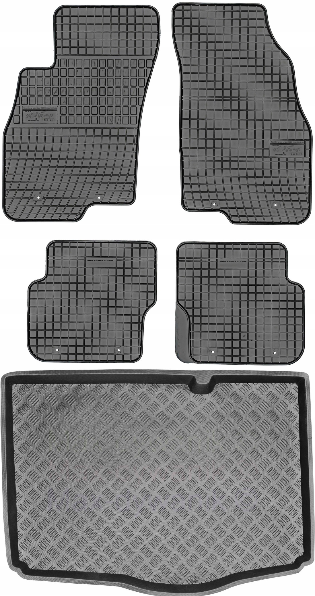 

Fiat Punto Evo Hatchback 2009-2012 Wkład i dywanik