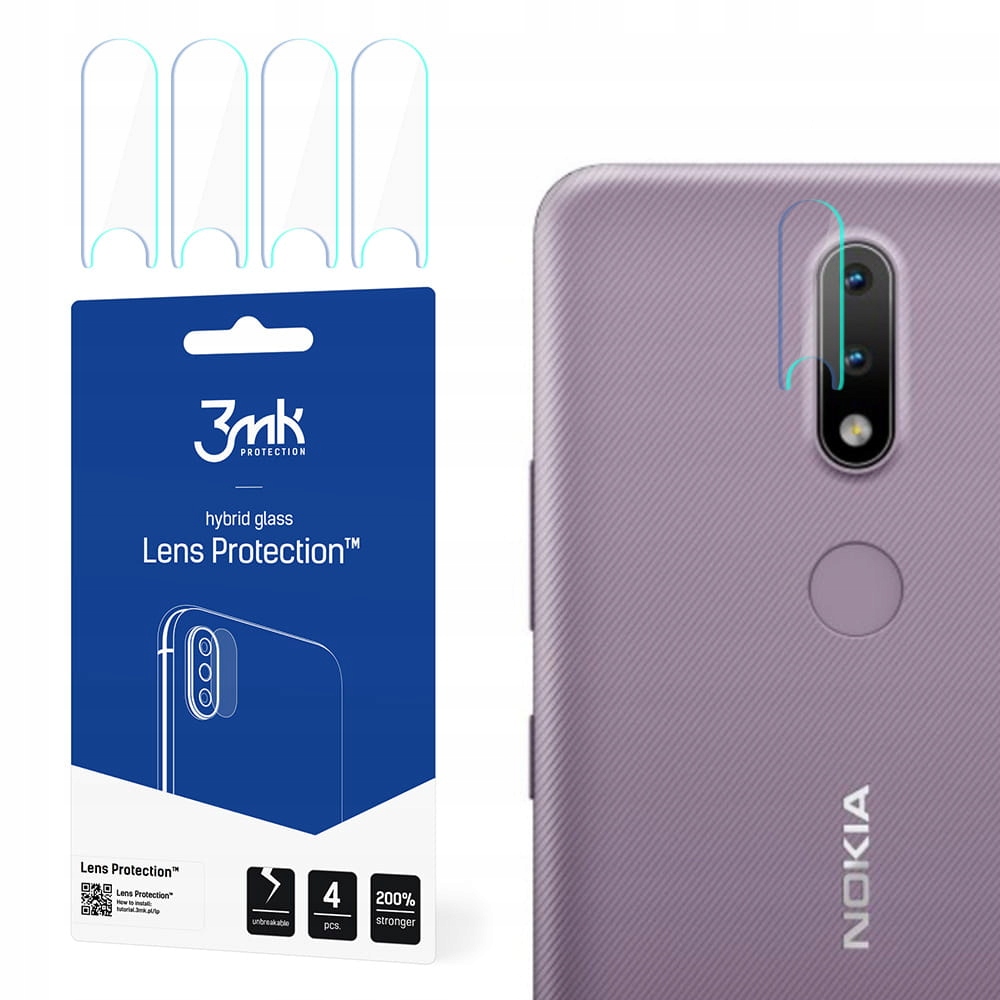 

Szkło hybrydowe na aparat x4 do Nokia 2.4 - 3mk
