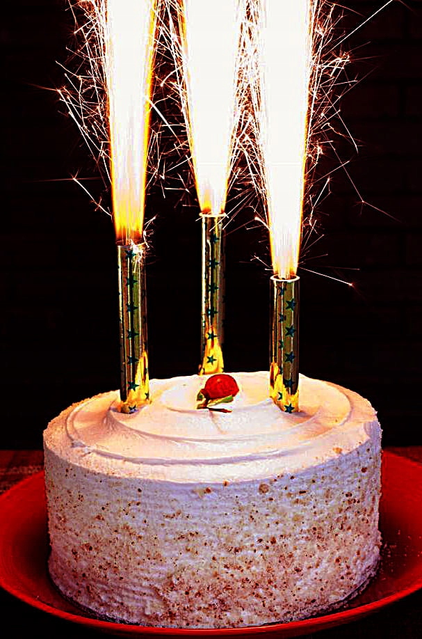 FONTANNA TORTOWA RACA NA TORT 12 CM URODZINY PARTY ŚWIECA 1 SZTUKA ŚWIECZKA Marka PD