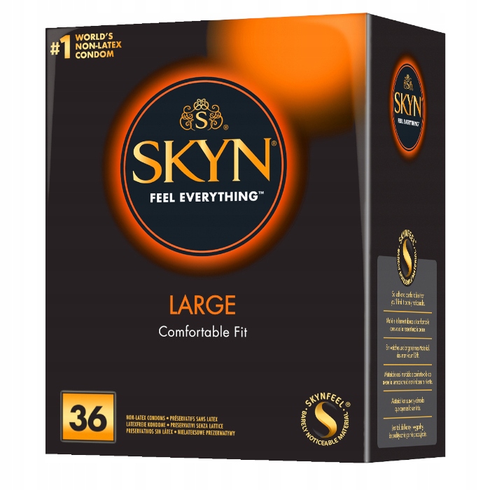 

Prezerwatywy Skyn Large bez lateksu rozmiar XL 36