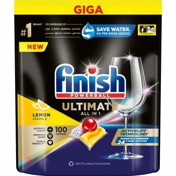 Levně Tablety do myčky Finish Ultimate All-in-1 lemon 100ks