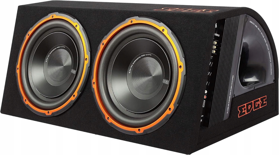 Subwoofer Aktywny 2x 30cm Skrzynia Basowa Edge EDB12TA 1800W Hi-input