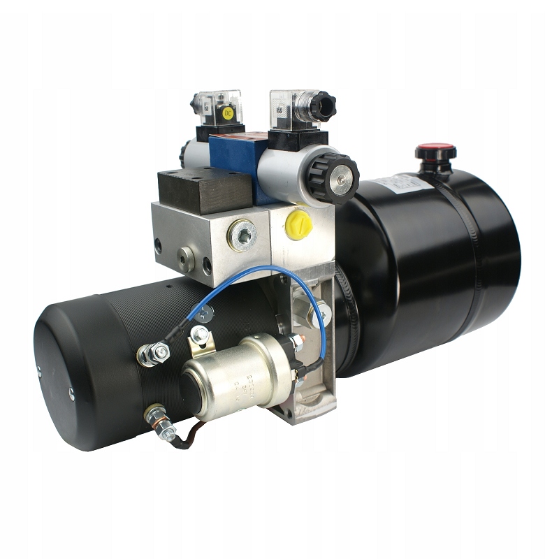 Kompletní mobilní hydraulický agregát 24V 2,2 kW 2,0 cm3 10L s jedním elektrickým pohonem