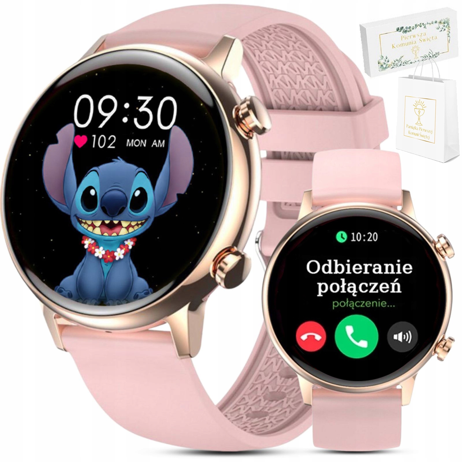 Dětské hodinky na svaté přijímání Chytré Hodinky Rubicon Amoled Hovory Sms Puls