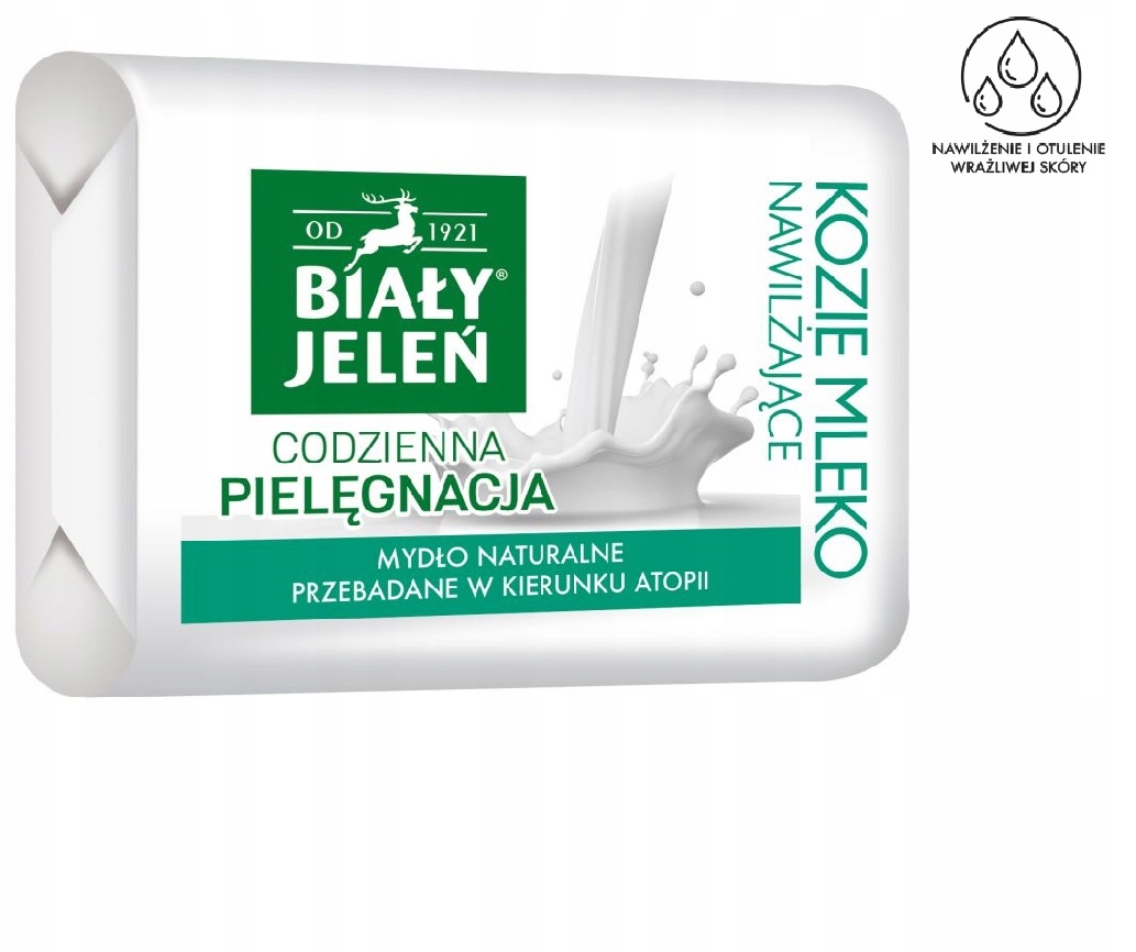 7 x Biały Jeleń Přírodní mýdlo, 100 g