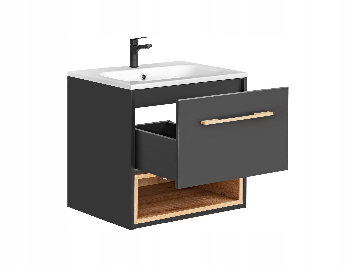 SZAFKA ŁAZIENKOWA Z UMYWALKĄ 60 CM BORNEO COSMOS Kod producenta b-01