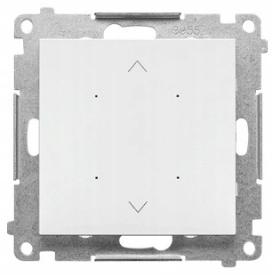 Simon 55 Lokálny ovládač Jednorazový Roletový Podomietkový Biely Mat