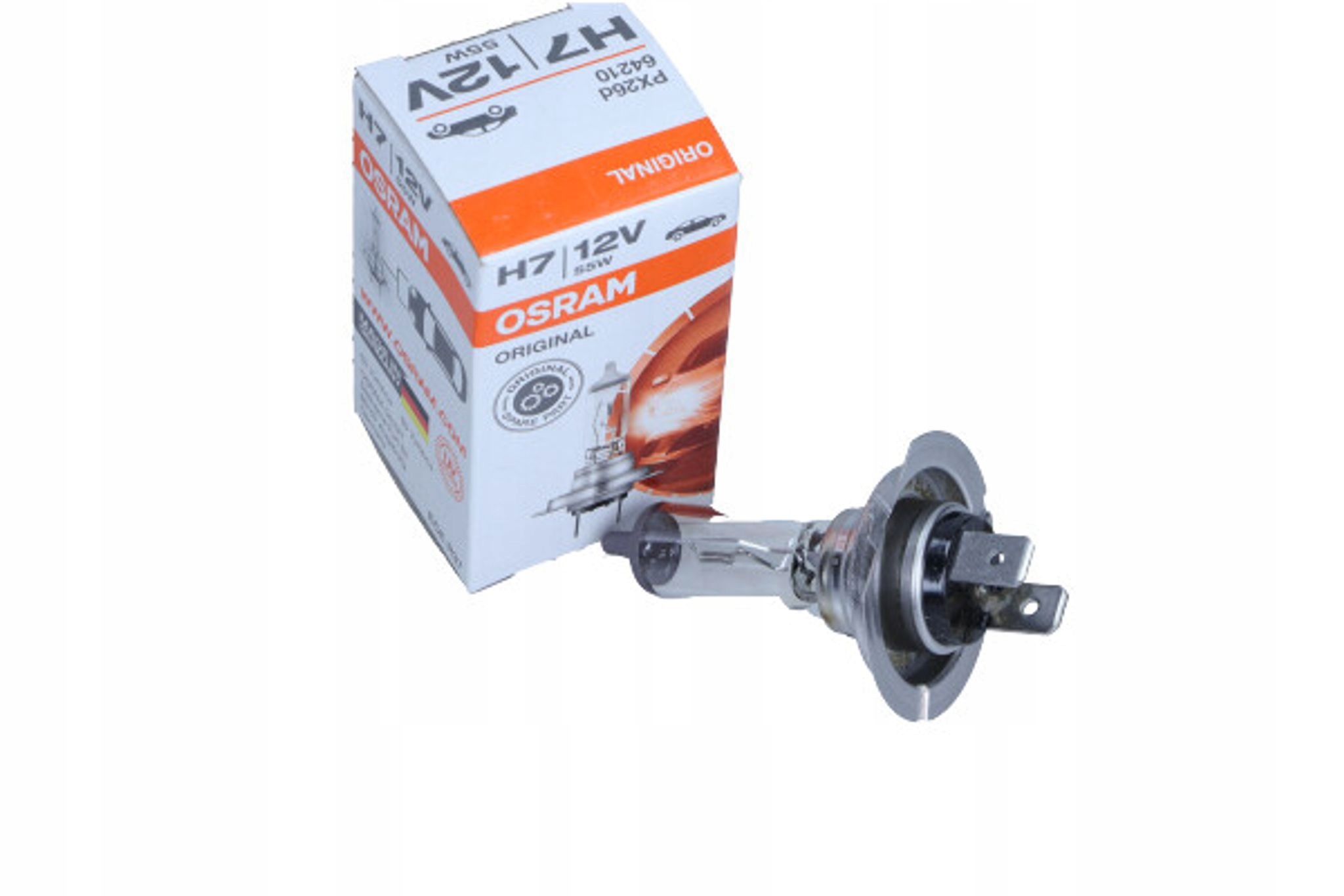 Żarówka 12V H7 55W PX26D Osram 64210 64210 Osr Osram