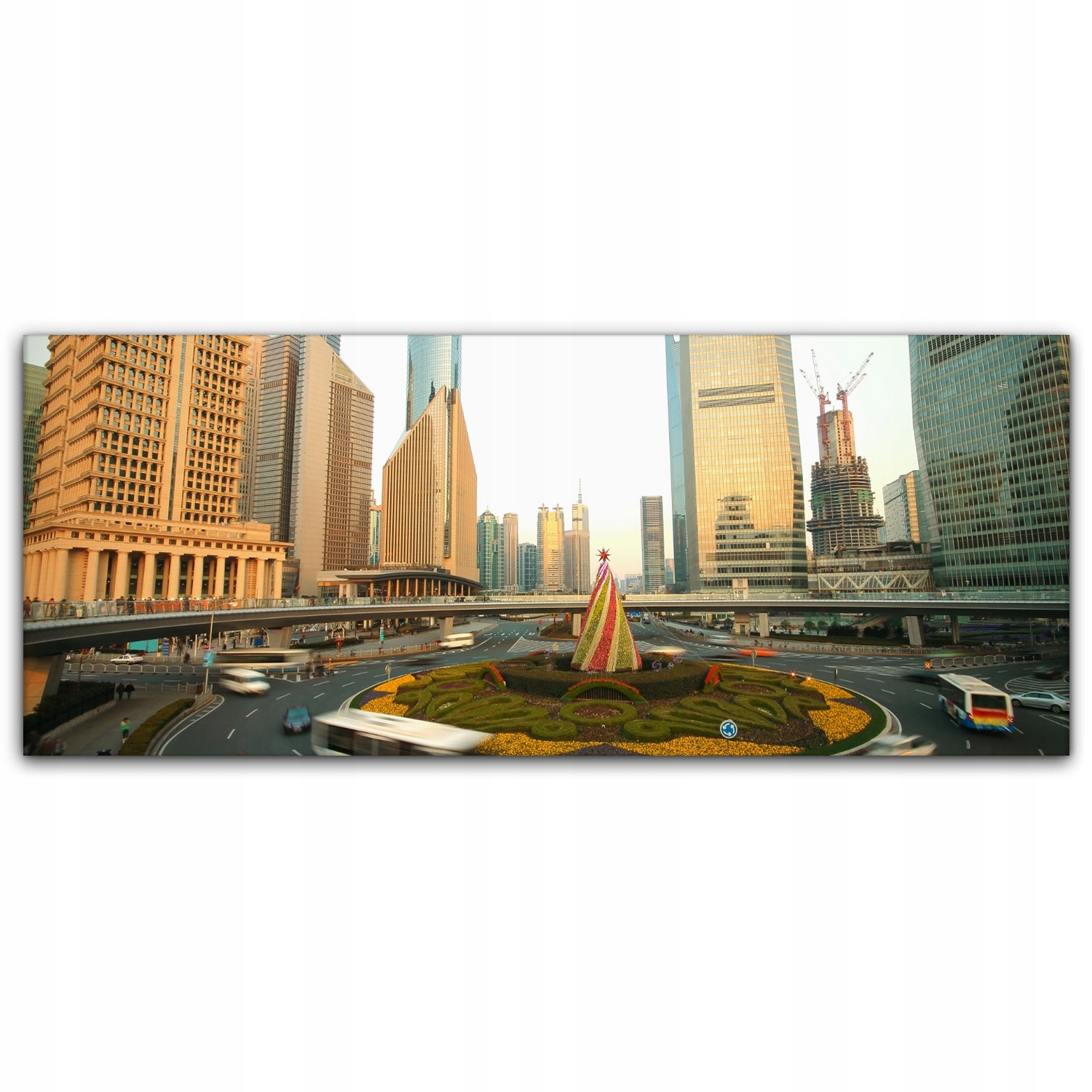 

Obraz płótno canvas 125x50 Shanghai Droga Miasto