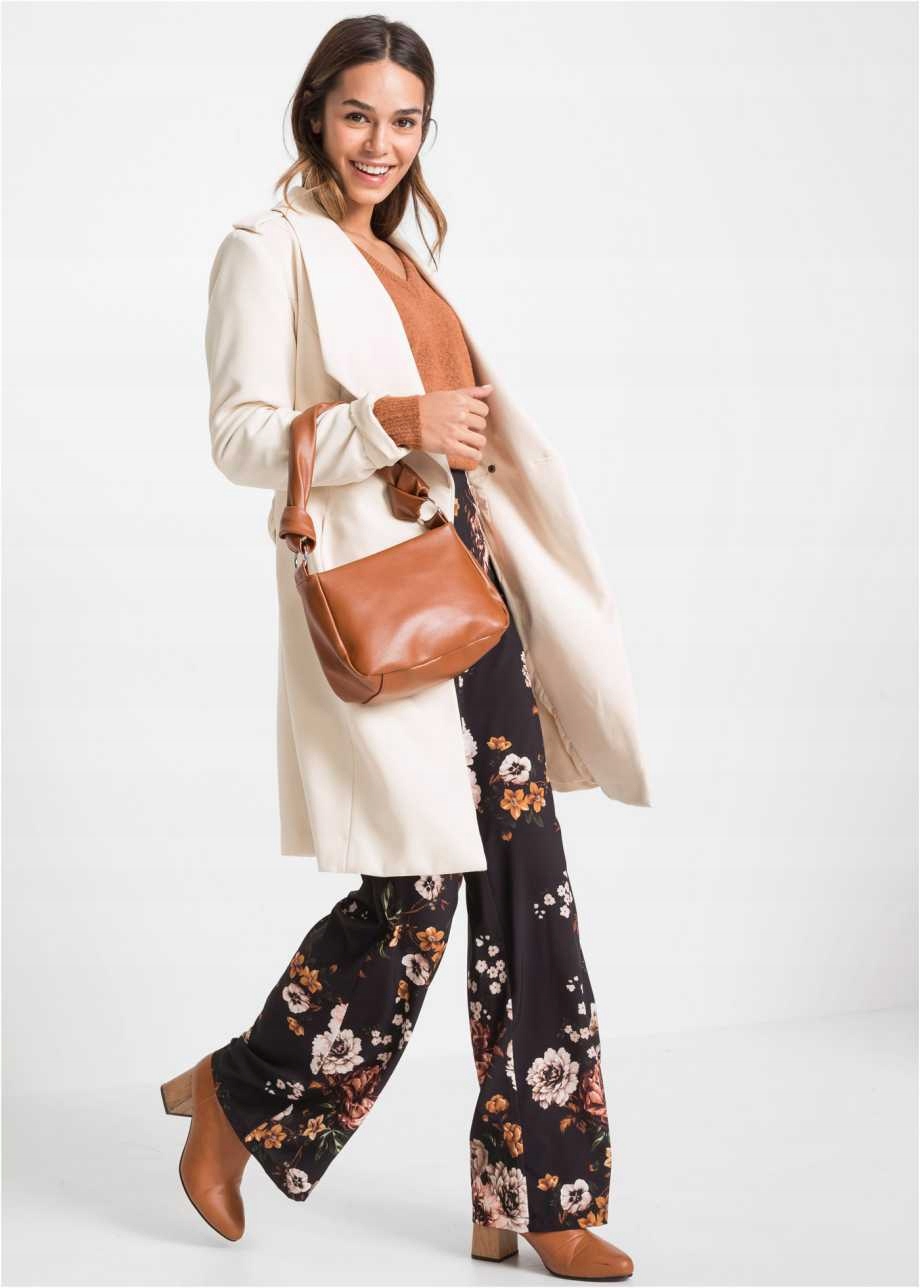 B.P.C Torebka brązowa modna eko skóra Marka Bonprix