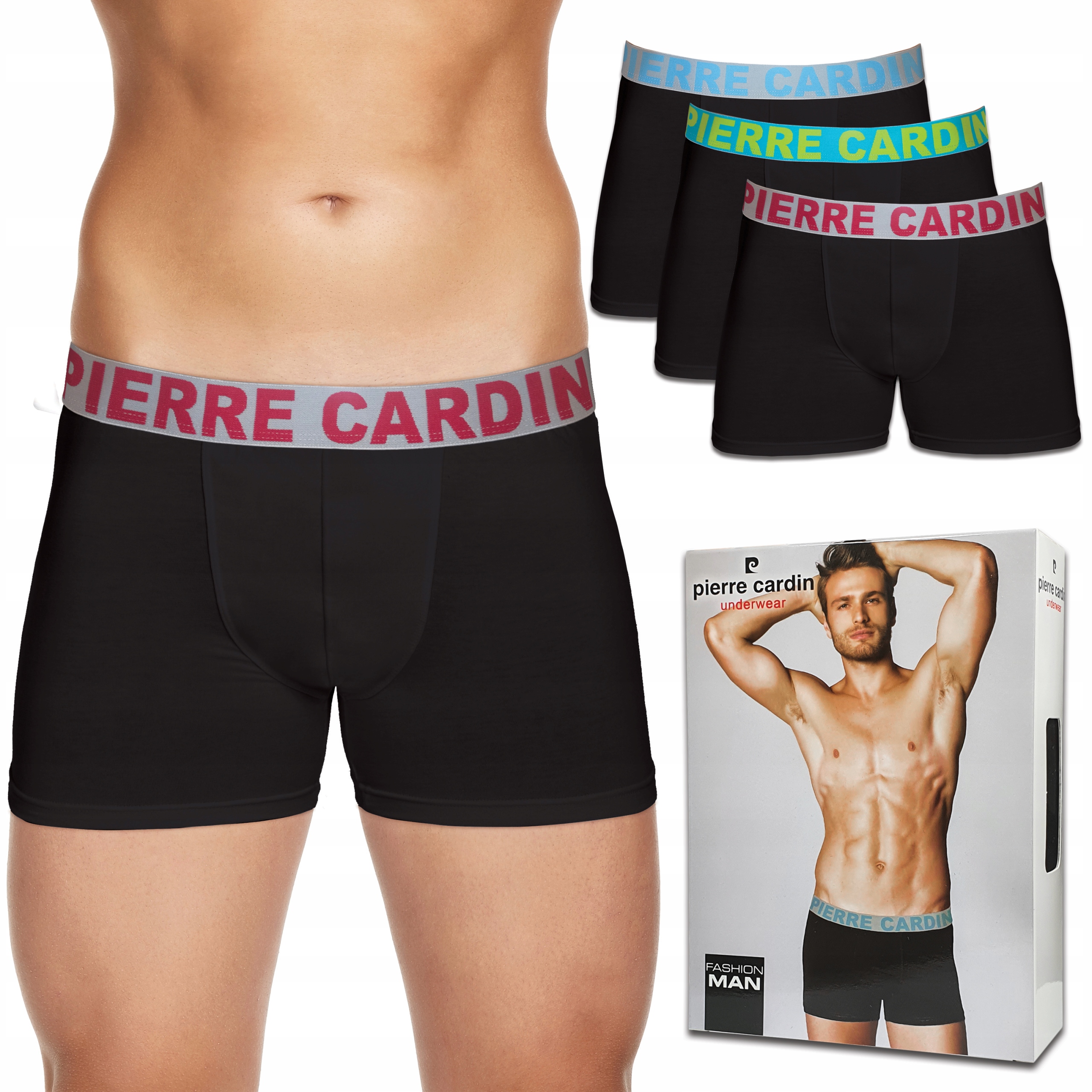 

Bokserki męskie 3-pak Pierre Cardin PCM167 - M