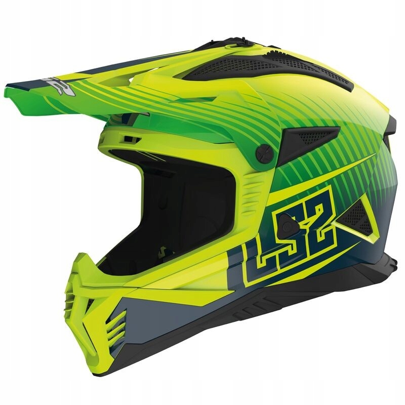 Prilba LS2 MX708 Fast II Duck Matt Green, enduro, cross štvorkolka , pit bike, veľkosť L