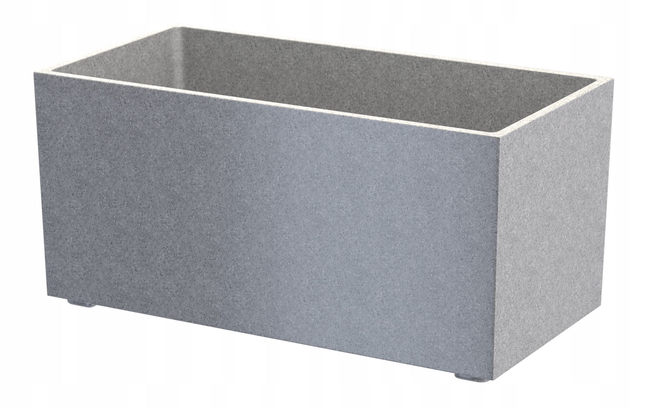 Šedá Granitová Kvetináčka do záhrady Argos Long 60