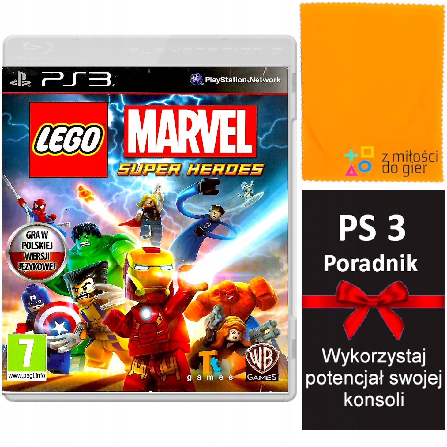gra dla dzieci PS3 LEGO MARVEL SUPER HEROES Po Polsku PL ...