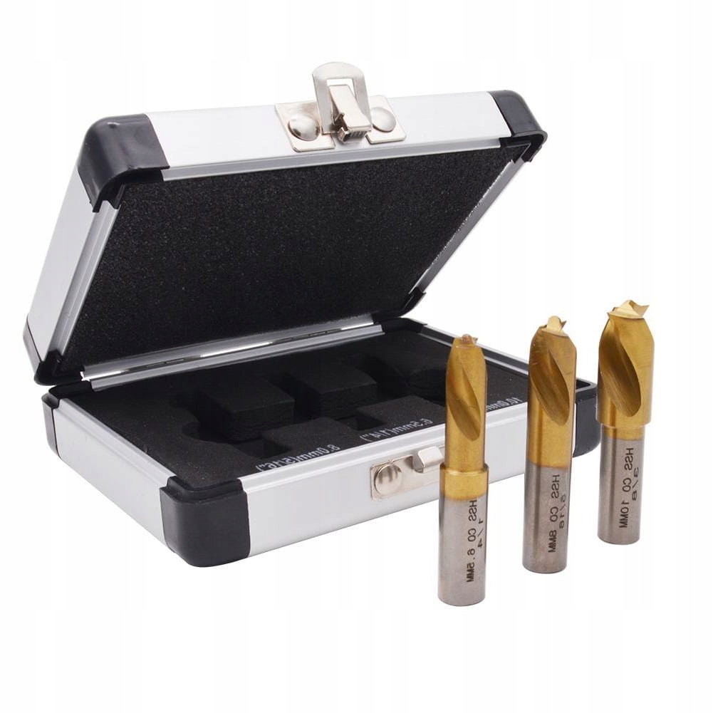 

Wiertła zgrzewów punktowych kobalt 6,5-10mm 3szt.