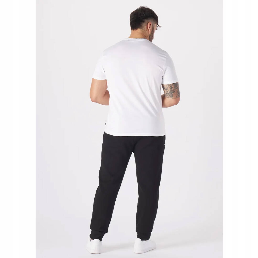 Spodnie dresowe bawełniane męskie Pit Bull New Hilltop Czarne r. M Waga produktu z opakowaniem jednostkowym 1 kg