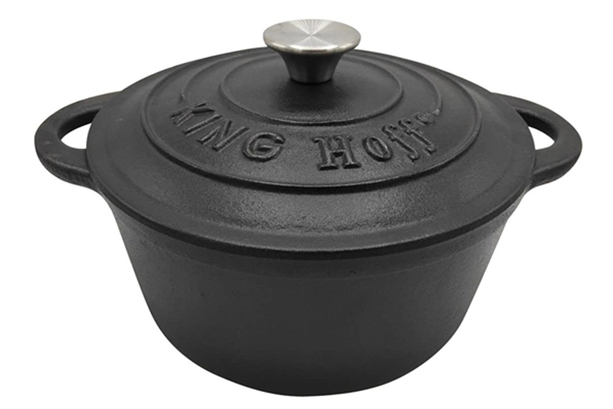 Hrniec Zeleninový 24CM 4L Okragly Smaltovaný Indukcia Plyn Rúra