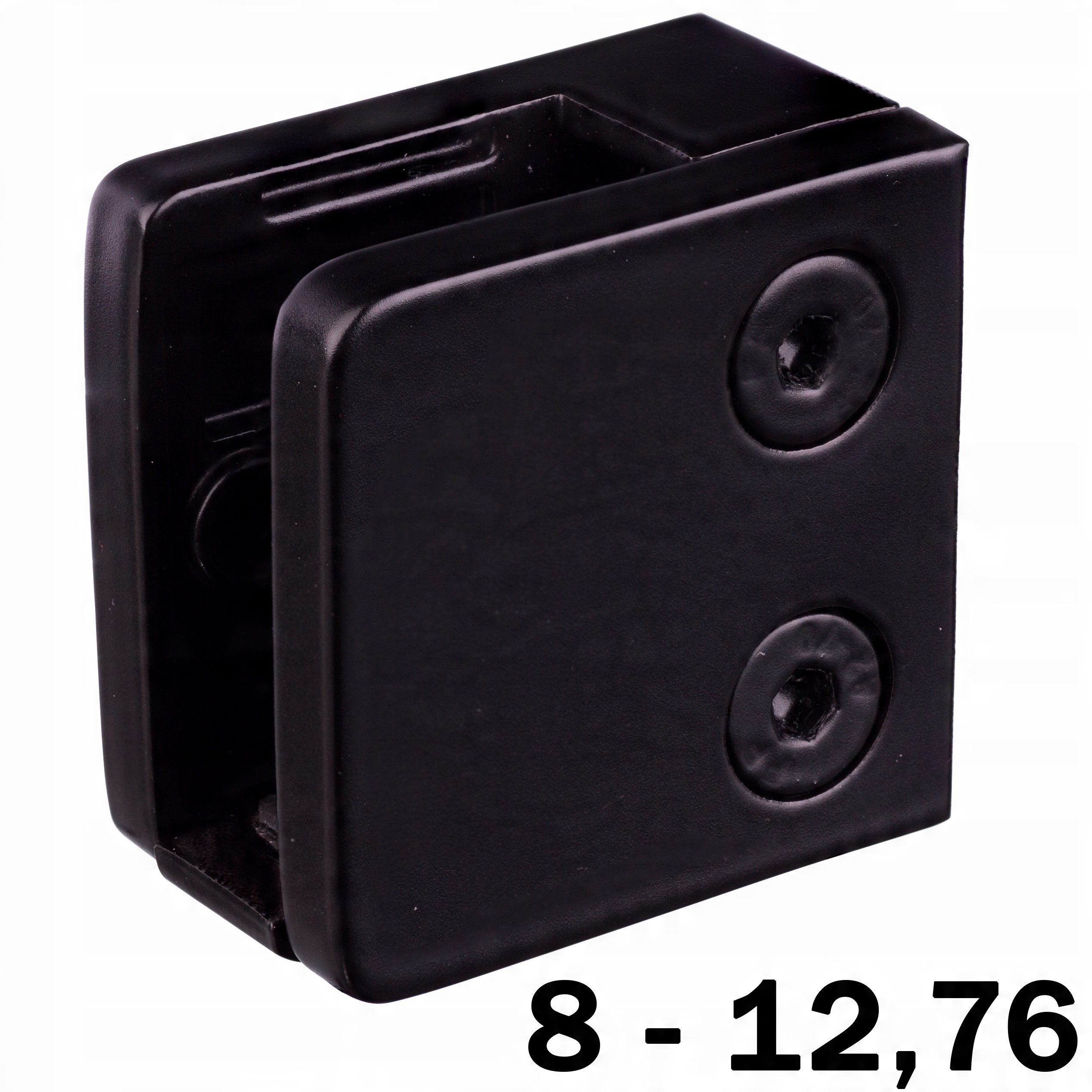 

Uchwyt Do Szkła Balustrady Szyby 12 mm czarny 9005