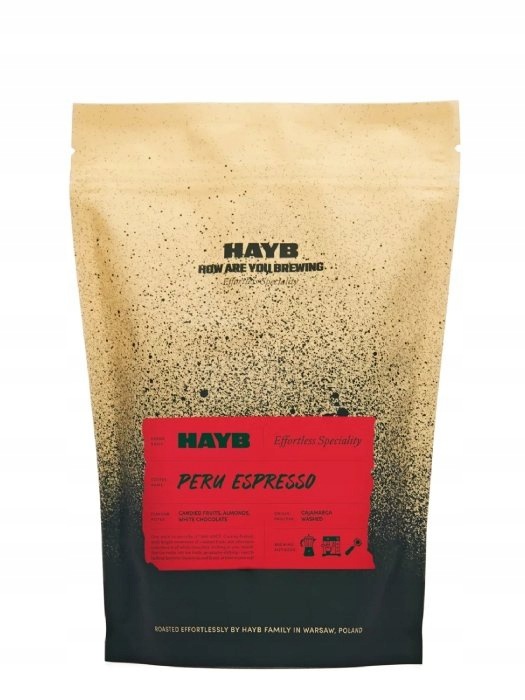 Káva zrnková Hayb Peru Espresso Cajamarca 1 kg