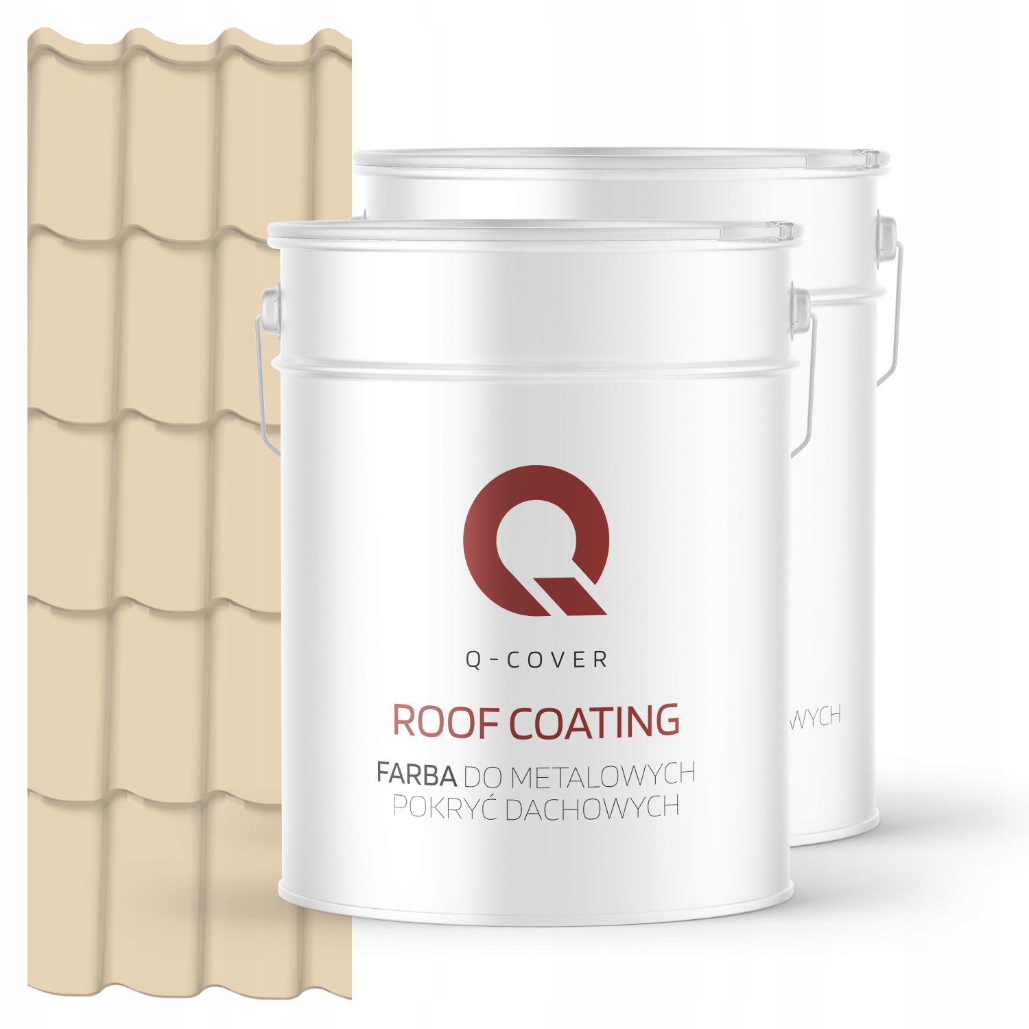 Farba Na Kovové Strechy Podložka Krémová Béžová Ral 1015 74 m2 Satén