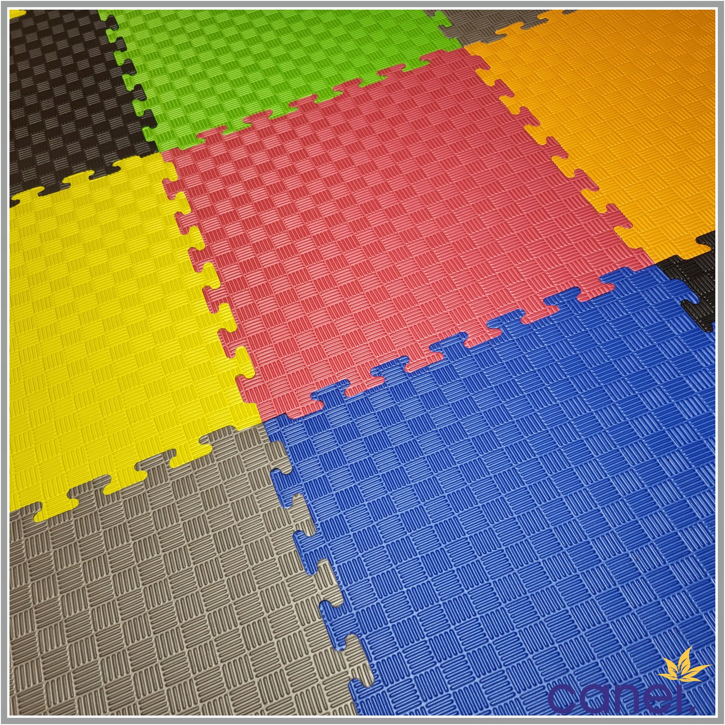 Gruba Piankowa Mata - Puzzle Piankowe - Podłoga na Siłownię - 1m² x 2,5 cm Model Mata piankowa PUZZLE PROFESJONALNA 1m²
