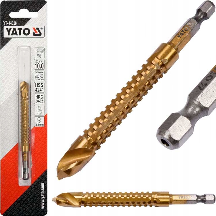 

Wiertło Stalowe Frezujące Do Metalu 10,0MM Hex