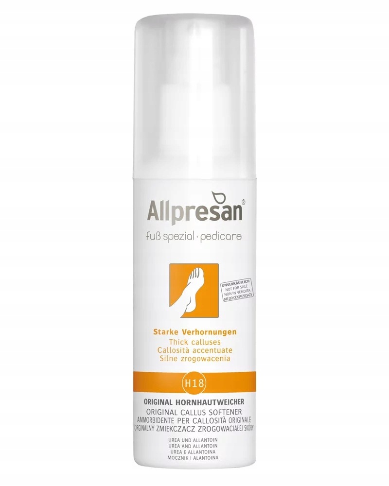 Allpresan Pedicare H18 změkčující tekutina s 18% močovinou 200 ml