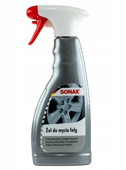 SONAX ŻEL DO MYCIA FELG STALOWYCH I ALUMINIOWYCH