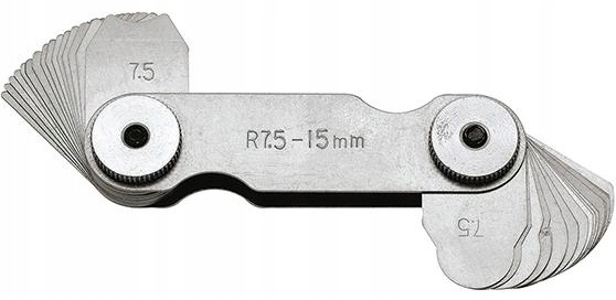 Promieniomierz listkowy wzornik promieni 15,5-25mm FORMAT