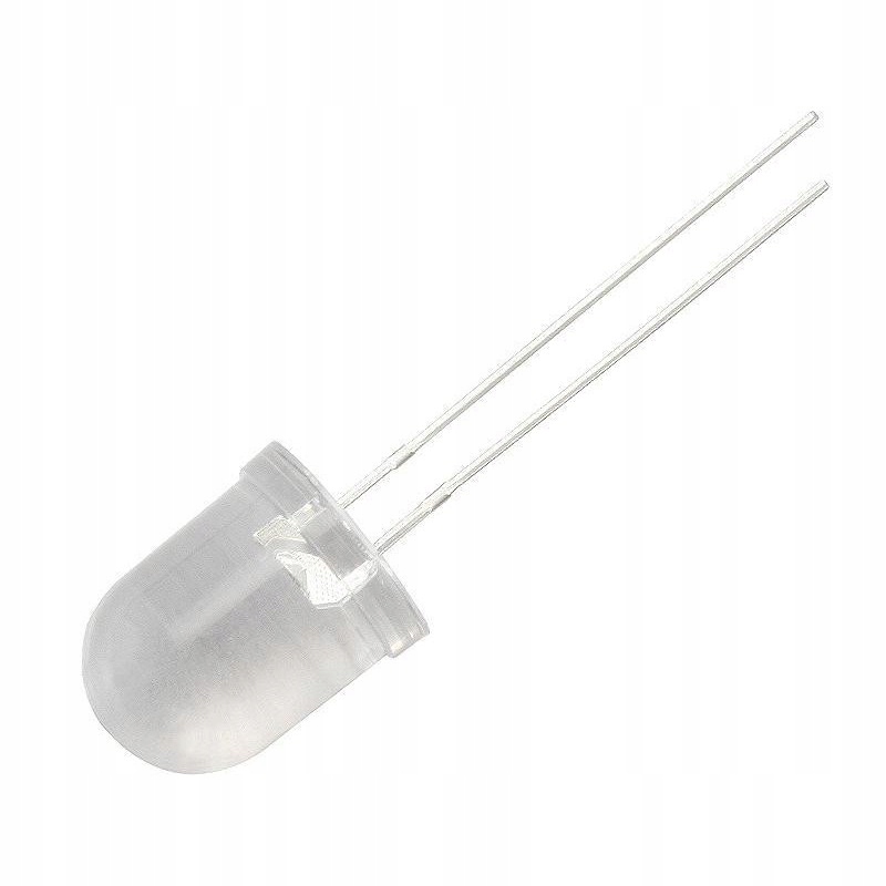 Dioda LED 10mm biała (40000cd) 6000k