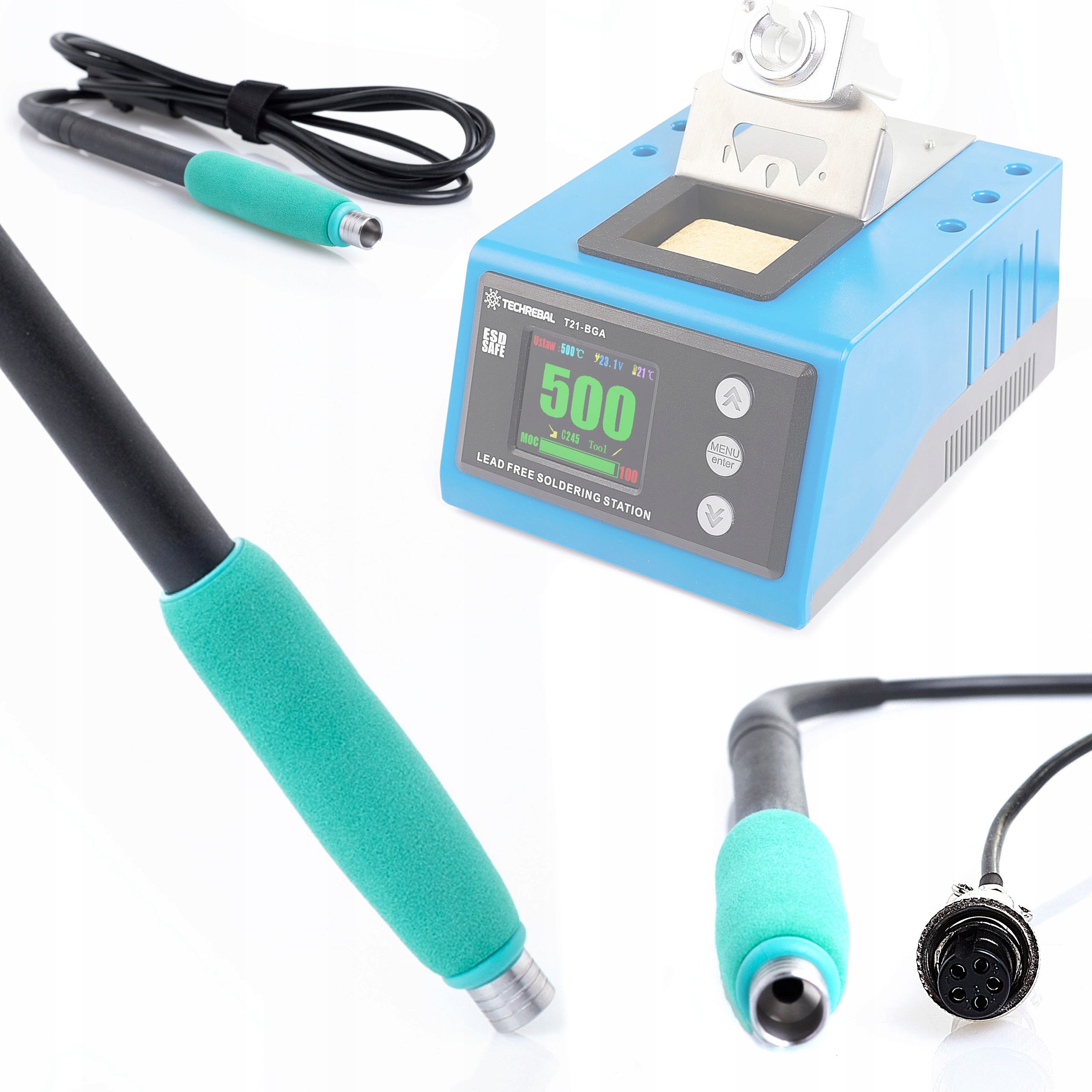 Pájecí Baňka Pro Stanici Techrebal T21-BGA Na Hroty T210/C210 5 Pinů