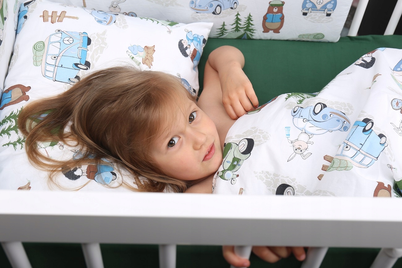 POŚCIEL 100x135 cm DO ŁÓŻECZKA DZIECIĘCA NIEMOWLĘCA 2EL BABYMAM Długość kołdry 135 cm