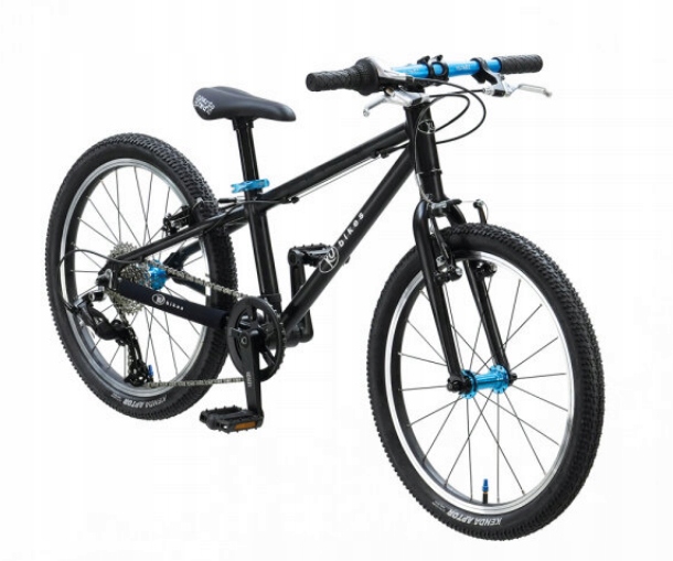 Lekki rower dla dziecka KUbikes 20 L Mtb Czarny niebieski
