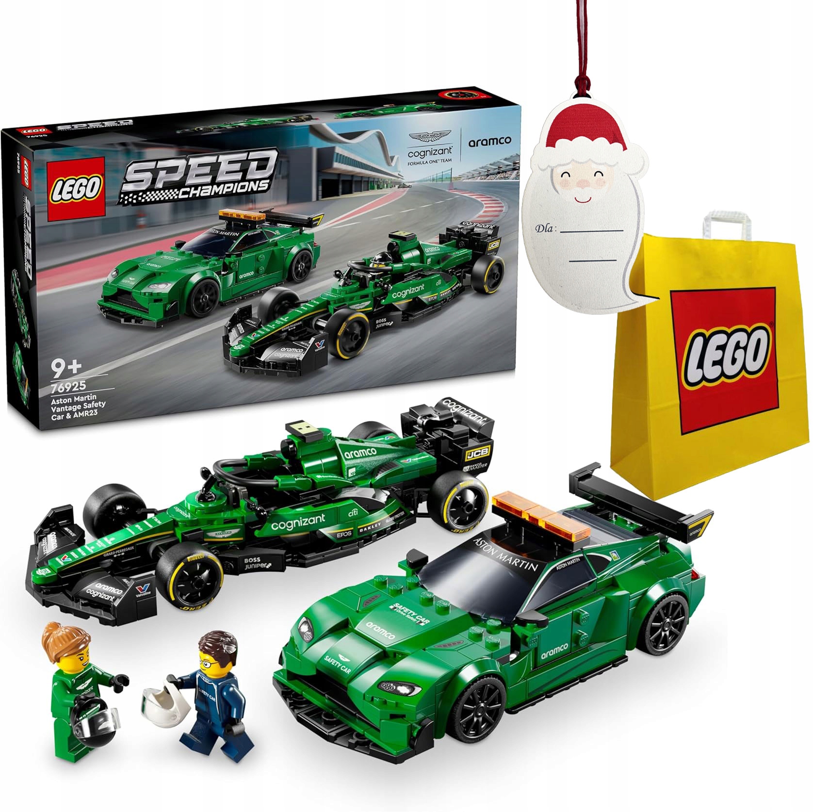 Lego Speed Champions 76925 Aston Martin a AMR23 taška Lego přívěsek