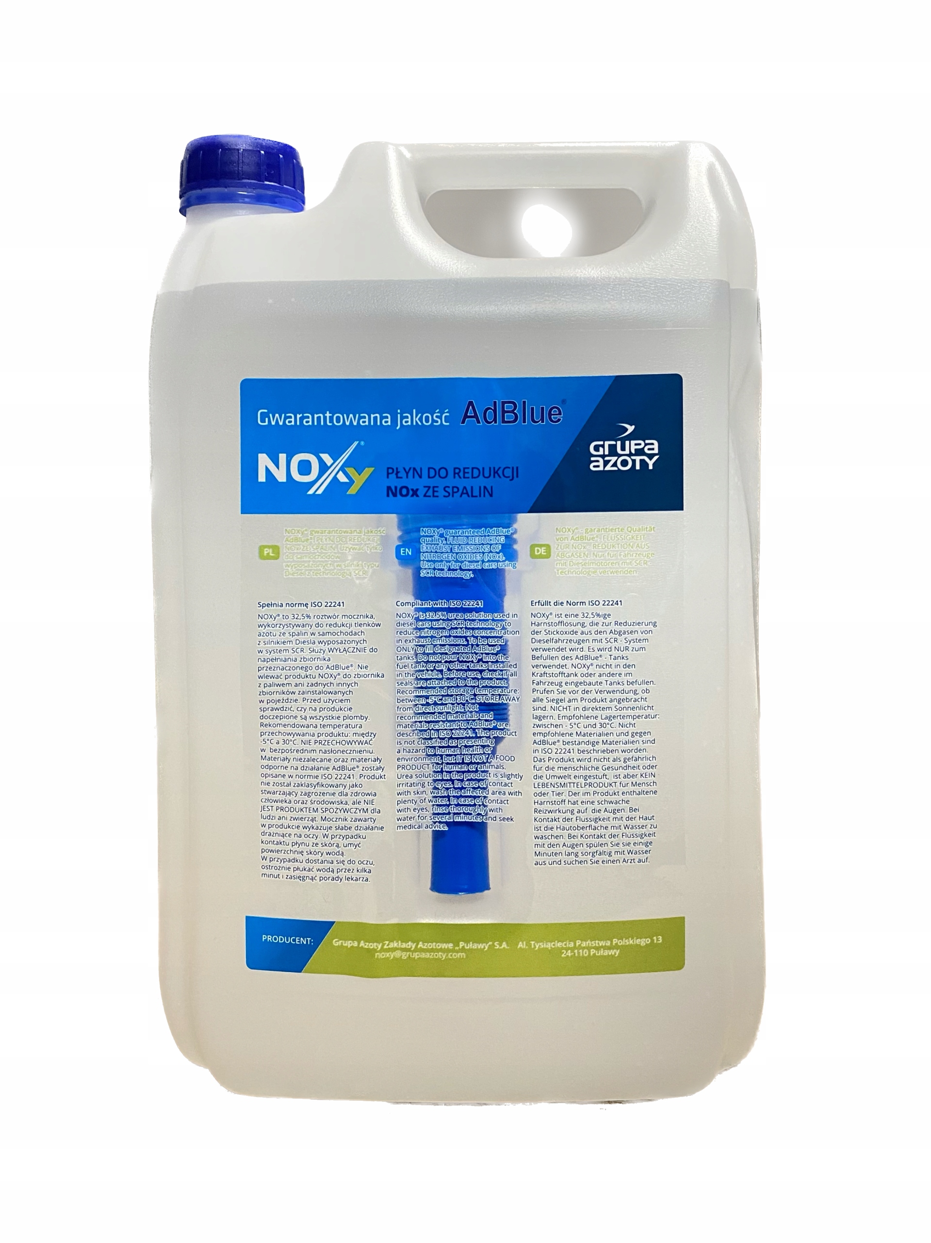 

Adblue Noxy Dodatek Katalityczny Diesel 5L