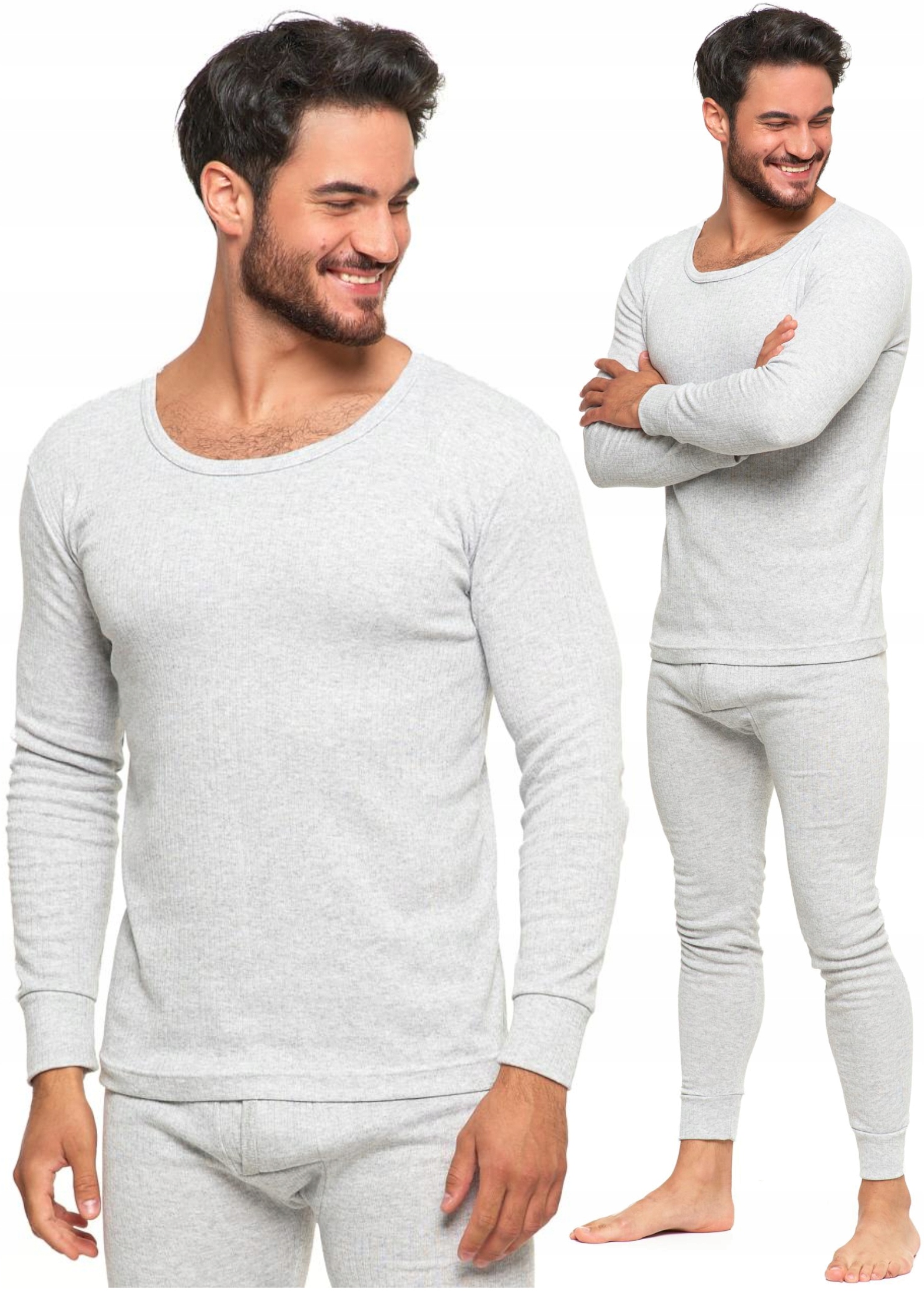 PODKOSZULKA KOSZULKA DŁUGI RĘKAW MĘSKA - 2XL