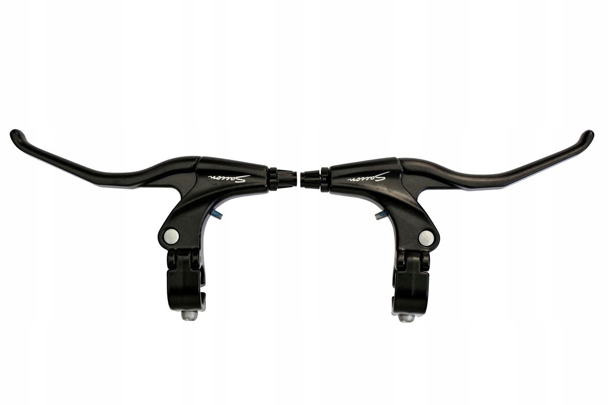 KLAMKI HAMULCA DŹWIGNIE ROWEROWE SACCON L370 ALUMINIOWE RĄCZKI C. KLA11