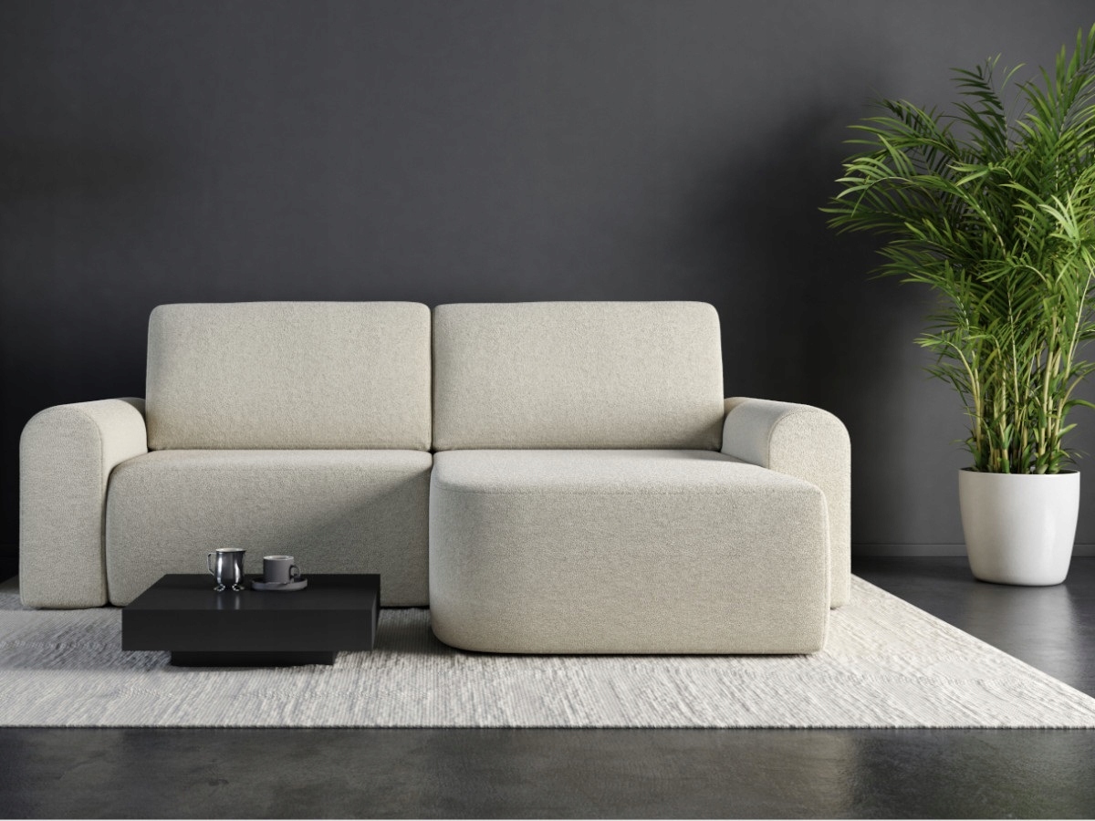 Komfortní Rohová Sedací Souprava Rozkládací 250x180 Automat DL Kontejner Boucle O-sofa