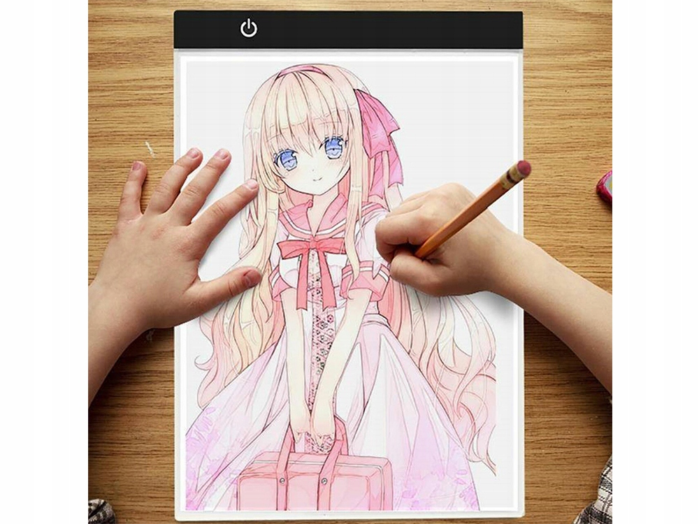 PODŚWIETLANA TABLICA DESKA KREŚLARSKA LED KALKA LED A4 TABLET GRAFICZNY Marka Verk Group