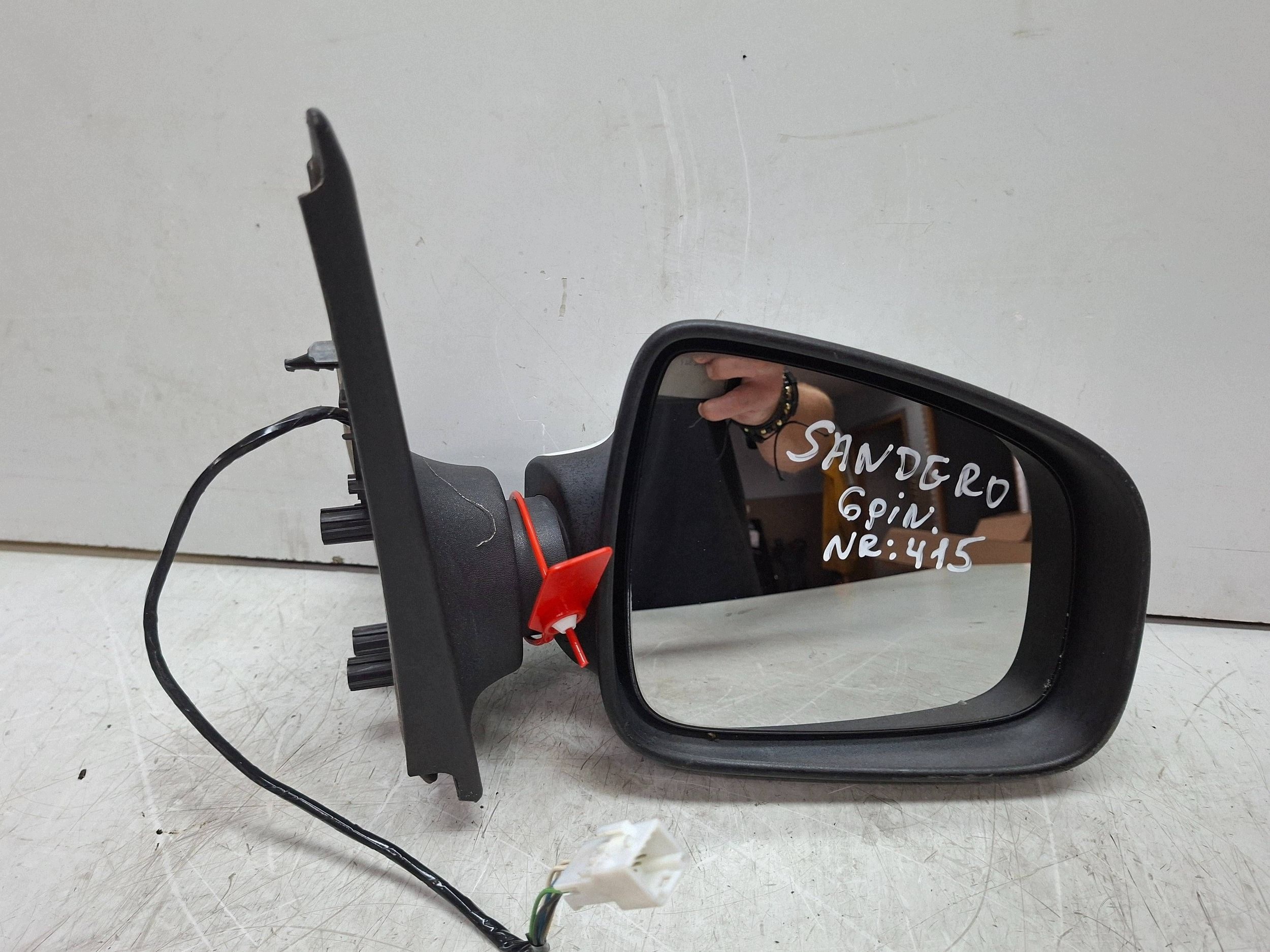 mirror right DACIA SANDERO II 6 PIN 2012