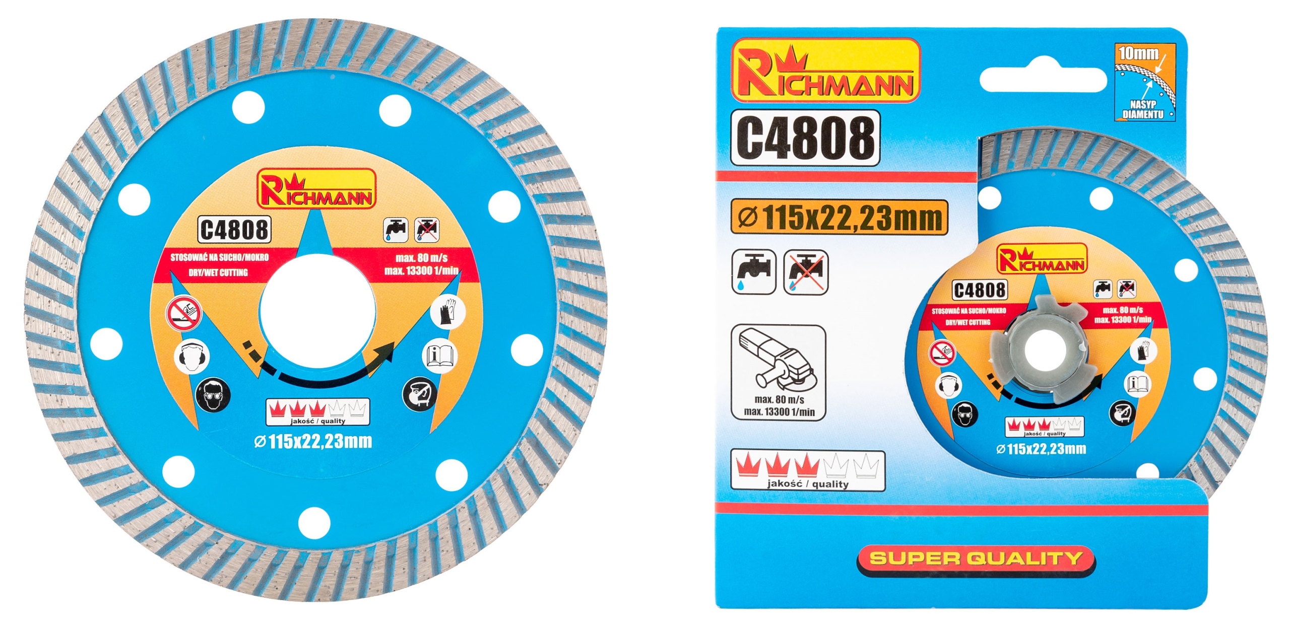 

Tarcza Diamentowa Cięcia Piaskowca Turbo 115