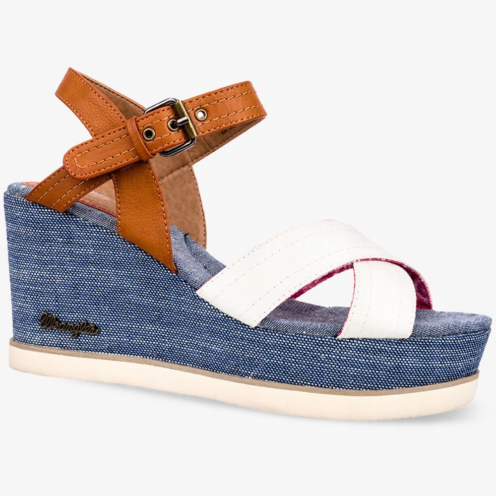 DAMSKIE SANDAŁY NA KOTURNIE WRANGLER WL171680 Marka Wrangler