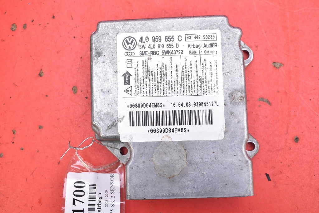 SENSOR modulo airbag airbag 4L0959655C AUDI Q7 4L 05-09