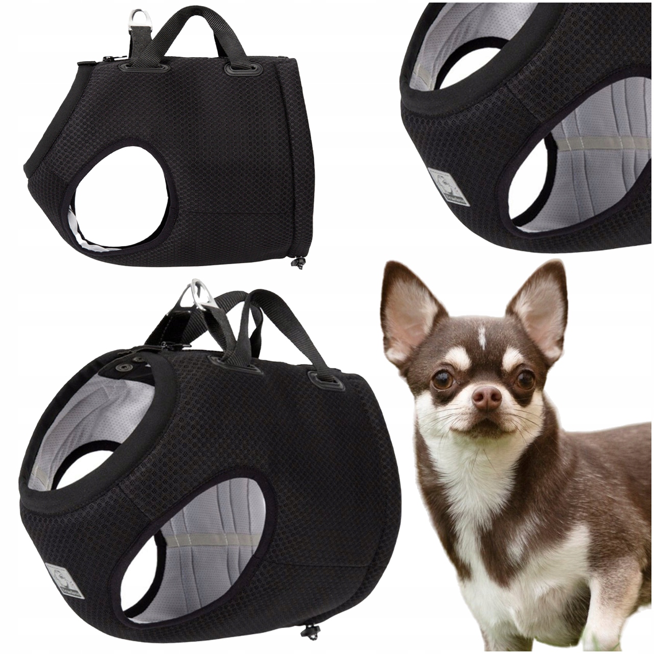 Levně Automobilové Postroje Pro Psa S Atestem Truelove Expedition Černé Xs