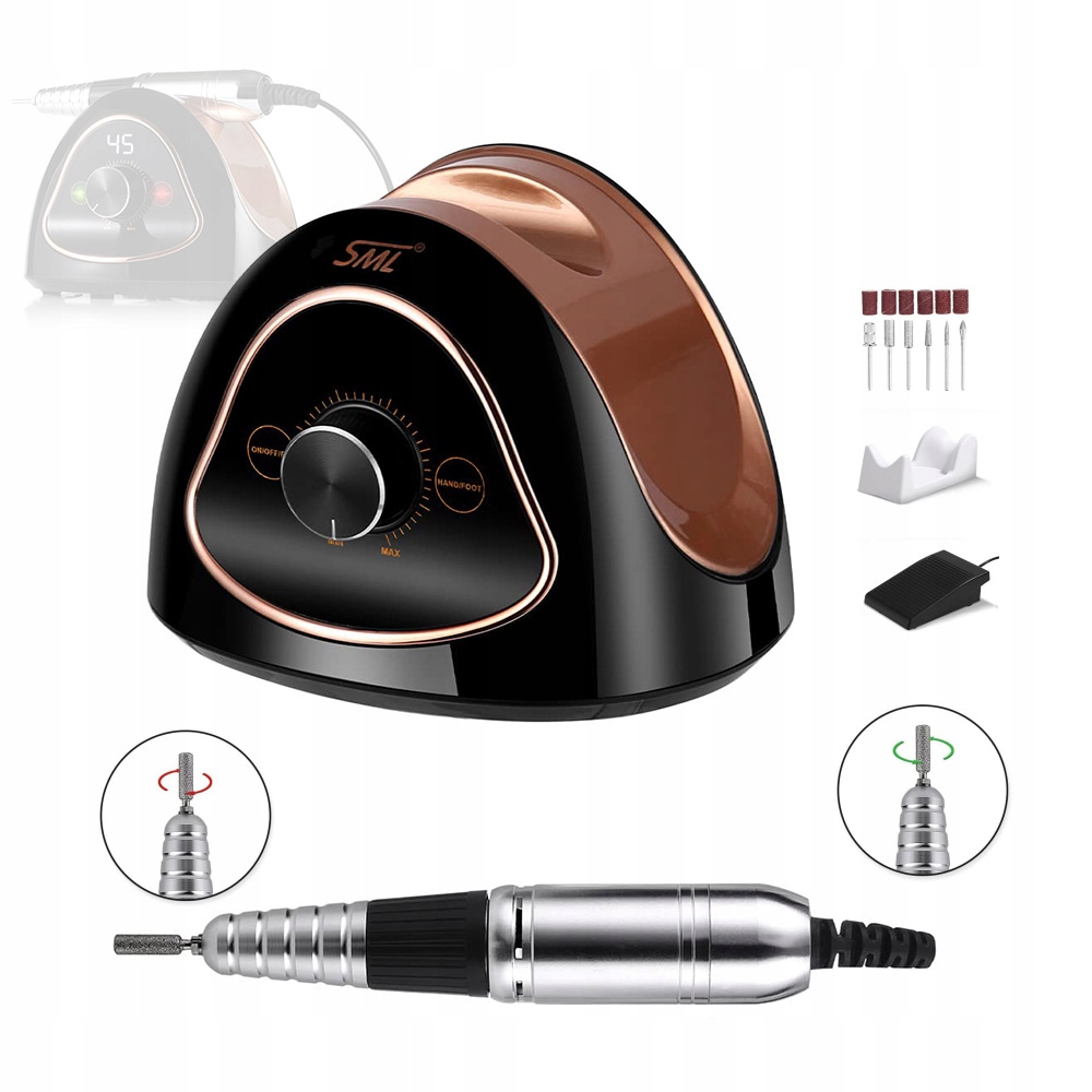 Bruska na nehty a manikúru 68 W s brusnou hlavicí*1