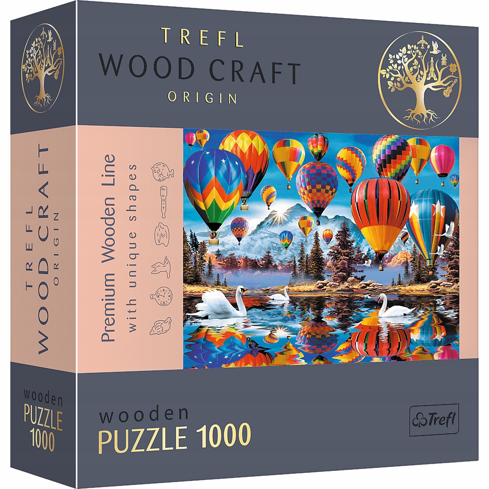 

Puzzle drewniane 1000el Kolorowe balony 20143