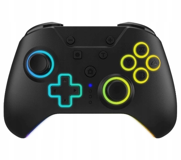 Gamepad bezprzewodowy Armor3 NuRival Light Up Czarny do Nintendo Switch